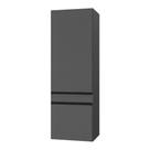 Paneleiro Armário de Cozinha Suspenso Milano MP2417 2 Portas 4 Prateleiras MDP MDF 61,5cm Cinza