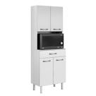 Paneleiro Balli 61 cm Para Cozinha 4 Portas e 1 Gaveta