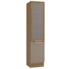 Paneleiro Botanic 50 Cm 2 Portas Nogueira/Fendi Fosco - Kappesberg