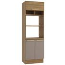 Paneleiro Botanic 70 Cm 3 Portas Nogueira/Fendi Fosco - Kappesberg