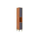 Paneleiro Cozinha Modulado Áurea c/ 2 Portas 37cm Cinamomo/Titanium MGM