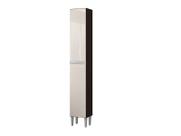 Paneleiro Cozinha Simples Chocolate/Off White - Poquema