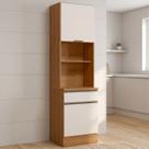 Paneleiro Cozinha Torre Quente Grace Carvalho Oak/Off White Z44 - Mpozenato Paneleiro Cozinha Torre Quente Grace Carvalho Oak/Off White Z44 - Mpozenato