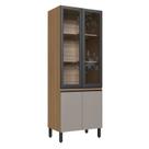 Paneleiro Cristaleira 80cm 4 Portas