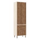 Paneleiro de Cozinha 70 cm 2 Portas 3 Gavetas Sofia Luciane Móveis