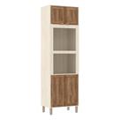 Paneleiro De Cozinha 70cm Nichos P/Forno E Microondas 4pt