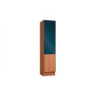 Paneleiro de Cozinha Ciela R628 c/2 Portas 50x220cm Canela/Azul Profundo - Kappesberg