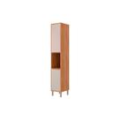 Paneleiro de Cozinha Esplêndida c/ 2 Portas 37cm Cinamomo/Off White - MGM