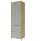 Paneleiro de Cozinha Marquesa 2 Portas e 2 Gavetas 70cm Nature/Verde - Nesher