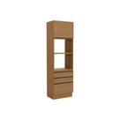 Paneleiro de Cozinha Maxxi G750 Torre Quente c/ 1 Porta e 3 Gavetas 70cm Canela - Kappesberg Paneleiro de Cozinha Maxxi G750 Torre Quente c/ 1 Porta e 3 Gavetas 70cm Canela - Kappesberg