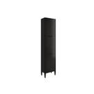 Paneleiro de Cozinha Modulado Alpha 2510 c/ 3 Portas 50cm Preto - Carraro