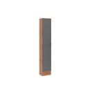 Paneleiro de Cozinha Modulado Bella 2614 2 Portas 40cm Nogal/Cinza - Carraro