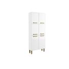 Paneleiro de Cozinha Modulado Bella c/ 6 Portas 80cm Branco - Bertolini