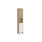 Paneleiro de Cozinha Torino c/ 2 Portas 40cm Mel/Off White - Movelbento Paneleiro de Cozinha Torino c/ 2 Portas 40cm Mel/Off White - Movelbento