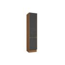 Paneleiro de Cozinha Vibra T627 c/ 2 Portas 50cm Canela/Grafite Lacca - Kappesberg