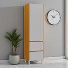 Paneleiro/Dispenseiro 2 Portas 1 Gaveta Altura 230cm 100% MDF Dobradiça Slow Motion Lúmina Itatiaia