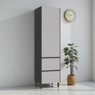 Paneleiro/Dispenseiro 2 Portas 1 Gaveta Altura 230cm 100% MDF Dobradiça Slow Motion Lúmina Itatiaia