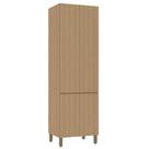 Paneleiro Duplo 70cm 4 Portas Slim Luciane Móveis Freijó-freijó Brasil