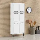 Paneleiro em Aço 6 Portas 80cm New Premium Itatiaia