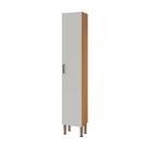 Paneleiro Essência 100% MDF 1 Porta Freijó e Off White
