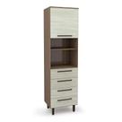Paneleiro Evolution 1 PT 4 GV Tannat e Legno Crema Paneleiro Evolution 1 PT 4 GV Tannat e Legno Crema
