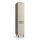 Paneleiro Evolution Plus Simples 2 Portas Tannat/legno Crema Batrol Tannat/legno Crema