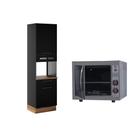 Paneleiro Exclusive Aço Itatiaia com Forno Elétrico Layr 46L Paneleiro Exclusive Aço Itatiaia com Forno Elétrico Layr 46L