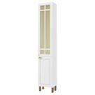 Paneleiro Firenze 40cm 2 Portas com Vidro Reflecta - Indékes