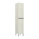 Paneleiro Luciane 40Cm 2 Portas Luci Legno Crema Com Kashmir