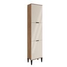 Paneleiro Miami 3 Portas 5 Prateleiras Carraro Freijó Com Off White Paneleiro Miami 3 Portas 5 Prateleiras Carraro Freijó Com Off White