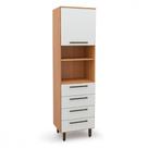 Paneleiro Microondas Evolution Plus Freijo Off White Batrol