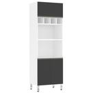Paneleiro Perola 70 cm Duplo Nicho 3 Potas mais 2 Nichos Luciane