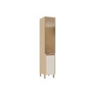 Paneleiro Simples 2 Portas 40cm com Vidro Reflecta Brise Luciane Móveis