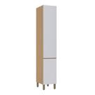 Paneleiro Simples 40cm 2 Portas Slim Luciane Móveis Freijó-cinza Cristal Paneleiro Simples 40cm 2 Portas Slim Luciane Móveis Freijó-cinza Cristal