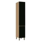 Paneleiro Simples 40cm 2 Portas Slim Luciane Móveis Freijó-preto Paneleiro Simples 40cm 2 Portas Slim Luciane Móveis Freijó-preto