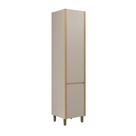 Paneleiro Simples Allure Linea Brasil 50cm Jequitiba/gris Fosco
