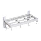 Paneleiro Suporte Para Panela Aço Carbono N01 Pequeno Branco.