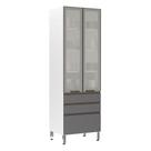 Paneleiro Torre 70Cm Prata Pérola Branco Com Cinza Puro Paneleiro Torre 70Cm Prata Pérola Branco Com Cinza Puro