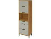 Paneleiro Torre Quente 2 Portas 3 Gavetas MDF Imperatriz Nesher
