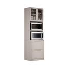 Paneleiro Torre Quente Essence 3 Portas 1 Gaveta 230cm de Altura 2 Nicho para Forno - Itatiaia