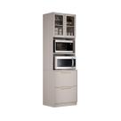 Paneleiro Torre Quente Essence 3 Portas 1 Gaveta 230cm de Altura 2 Nicho para Forno - Itatiaia