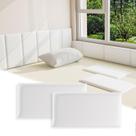Paneles Acolchonados Anticolisión 3D Umedol para Cabecera 20x40 cm Blanco Paquete de 4