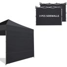 Paneles Laterales para Carpa Joramoy para Carpa Pop Up 10x10 - Paquete de 3