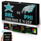 PANELFI SN2000 Painel LED Ticker 33x18 cm com Atualizações em Tempo Real