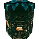Panettone Chocolate Belga Santa Edwiges 908g Caixa Hexagonal Gourmet