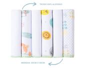 Paninho de boca babete 100% algodão - enxoval bebê - papi