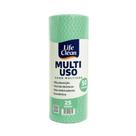 Pano bobina multiuso 28x25m life clean verde