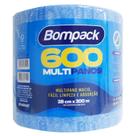 Pano BOMPACK Multiuso Azul Rolo c/ 300m x 28cm 600 panos