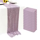Pano de algodão Table Runner Seveups Lavender de 10 pés (pacote com 12)