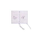 Pano De Boca BabyJoy Soft Bordado Feminino Lavanda 58043-609